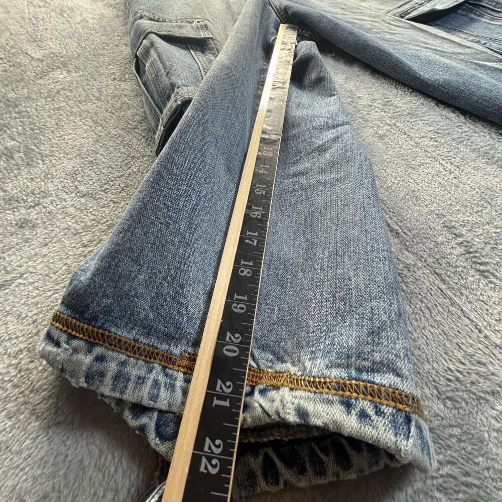 Vintage Y2K Cargo Baggy Shorts Mens 36x22 Denim Wide Leg Loose Fit Rare 90s - Picture 10 of 15